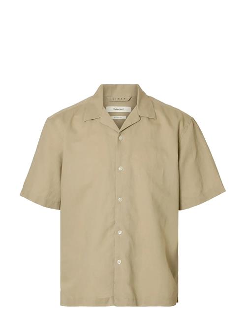 Selected | Slmrlxclay Linenblend Ss Shirt Res Noos | XL