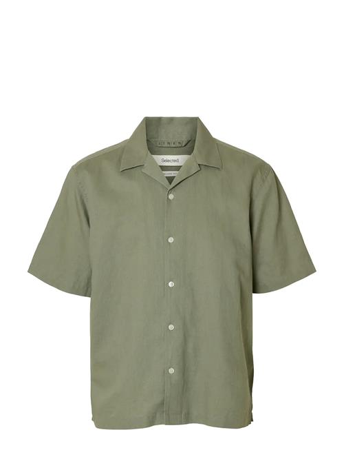 Selected | Slmrlxcasper Clay Linenblend Ss Sht Noos | XXL