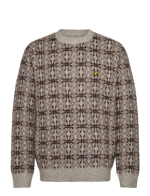Lyle & Scott | Brushed Intarsia Crew Neck Jumper | XXL