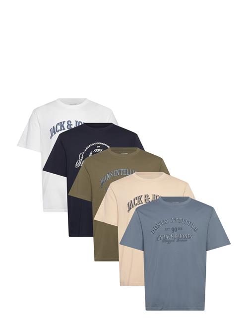 Jack & Jones | Jjedenver Graphic Tee Ss O-Neck 5Pk Mp | S