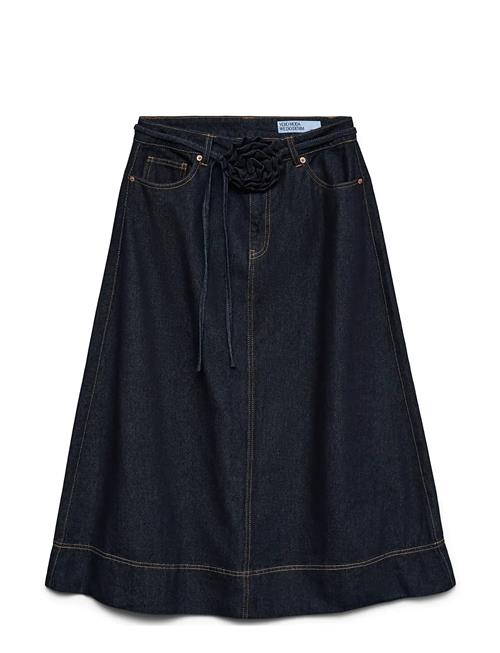 Vero Moda | Vmruth Hr Rose Belt Denim Skirt Si346 | L