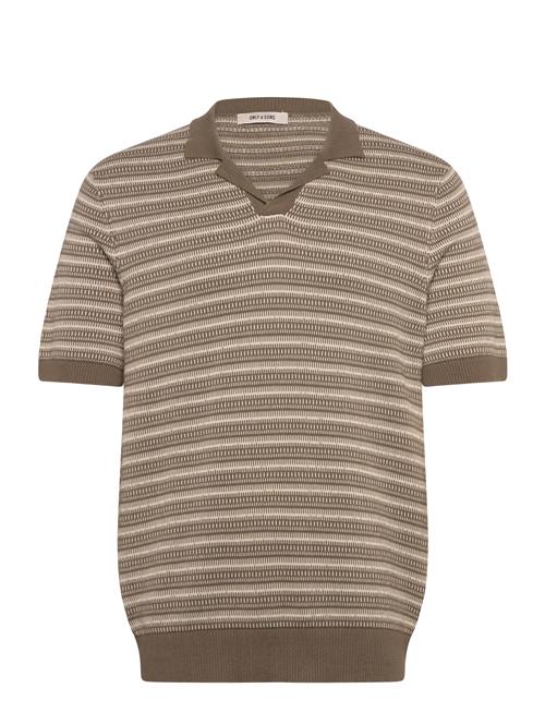 ONLY & SONS | Onstilo Life Reg Ss Split Neck Knit Noos | XXL