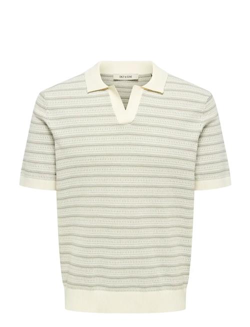 ONLY & SONS | Onstilo Reg Ss Split Neck Knit Noos | XXL
