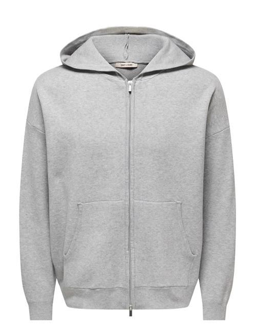 ONLY & SONS | Onssade Ovz Ls Zip Cardigan Knit | XS