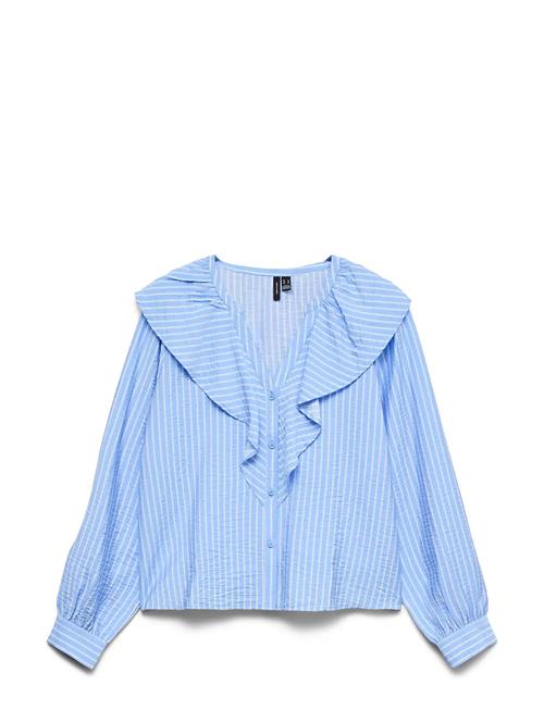 Vero Moda | Vmkaja Ls V-Neck Frill Shirt Wvn | M