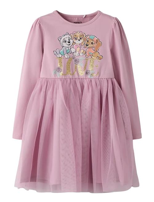 name it | Nmfmebba Pawpatrol Ls Tulle Dress Cplg | 110