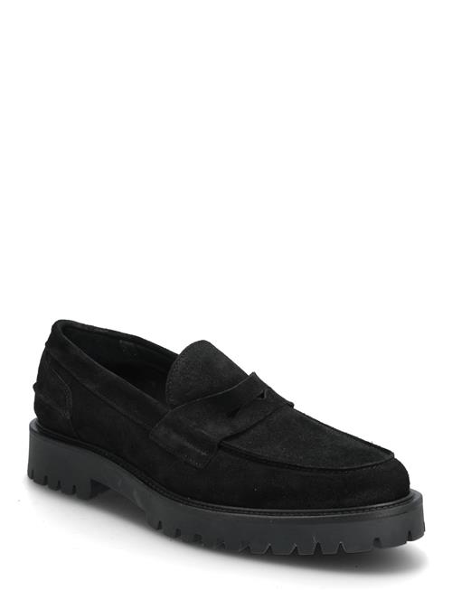 Garment Project | Aaron Penny Loafer - Black Suede | 45