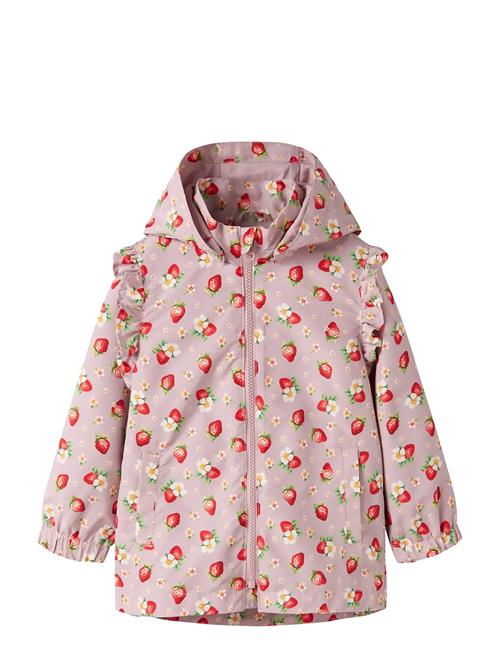 name it | Nmfmaxi Jacket Li Frill Aop | 116