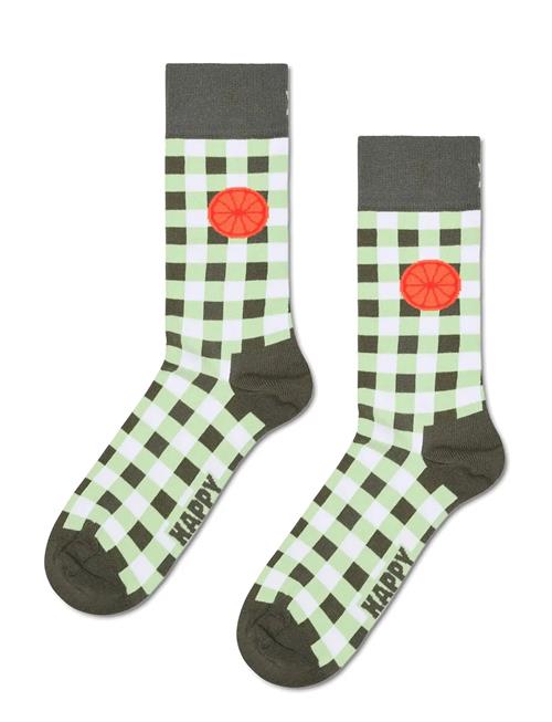Happy Socks | Gingham Orange Sock | 41-46