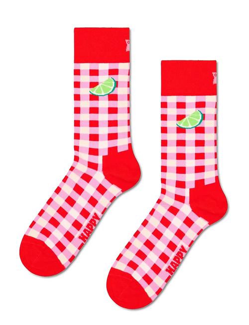 Happy Socks | Gingham Lime Sock | 36-40