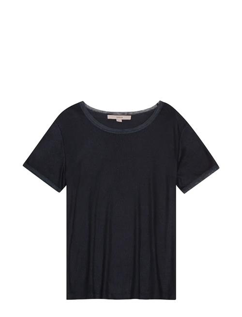 REMAIN Birger Christensen | Mesh Trim Tshirt | L