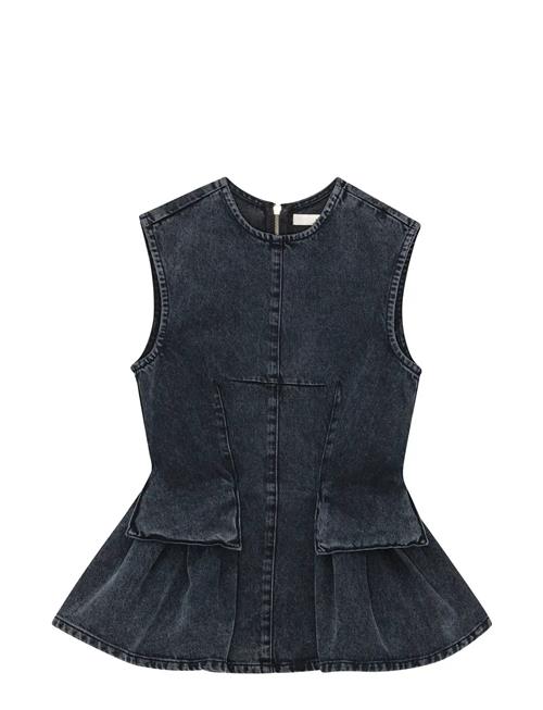 REMAIN Birger Christensen | Peplum Denim Top | 32