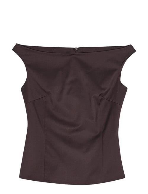 REMAIN Birger Christensen | Off Shoulder Suiting Top | 36