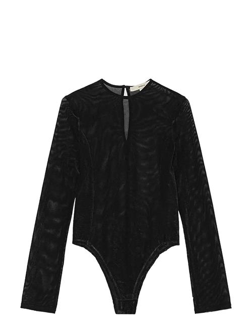 REMAIN Birger Christensen | Velvet Mesh Bodysuit | 38