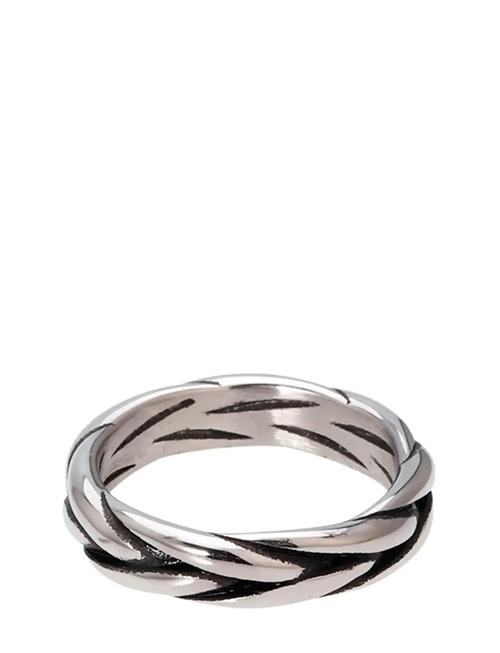 Samie | Rope - Twisted Steel Ring | 64