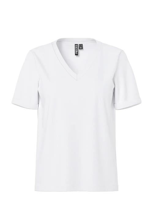 Pieces | Pcria Ss V-Neck Solid Tee Jrs Noos Bc | XS