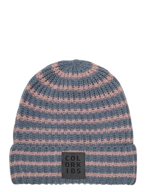 Color Kids | Beanie W. Wool & Pattern | 8-10Y