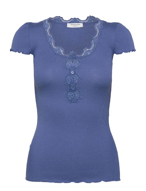 Rosemunde | Rwbeatha Silk Capsleeve Button T-Sh | L