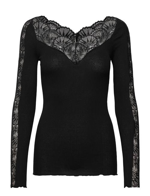 Rosemunde | Rwbeatha Silk Ls Lace T-Shirt | S