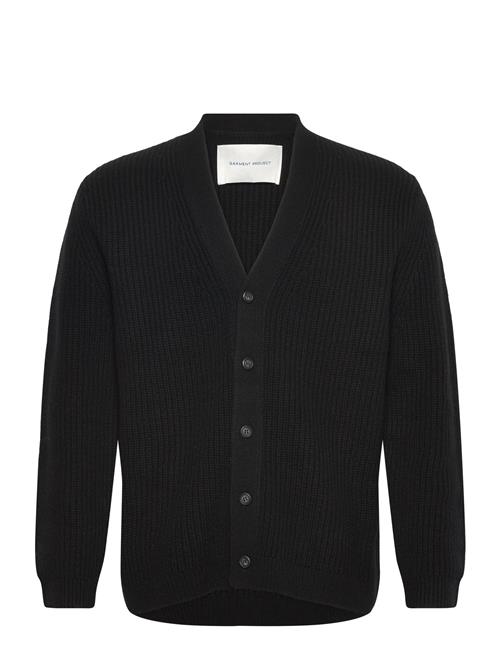 Garment Project | Wool Knit Cardigan - Black | L