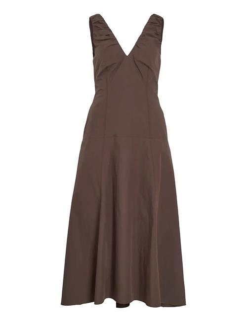 Vila | Viembla S/L V-Neck Maxi Dress Ro | 34