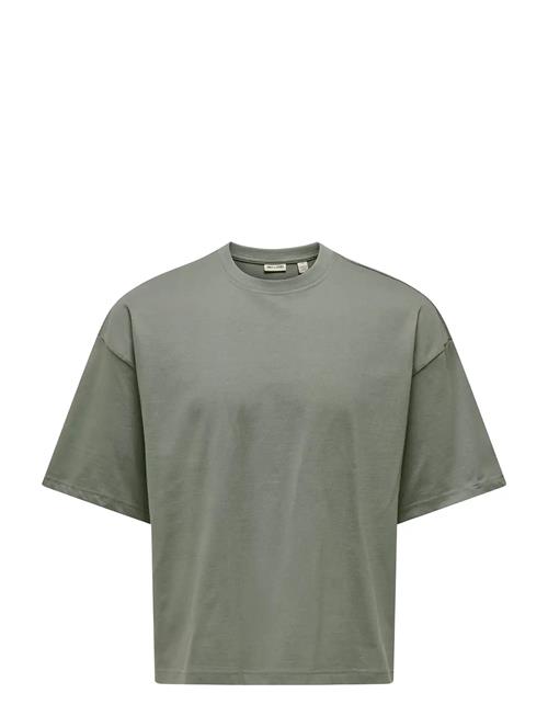 ONLY & SONS | Onsfred Rlx Ss Crop Tee | L