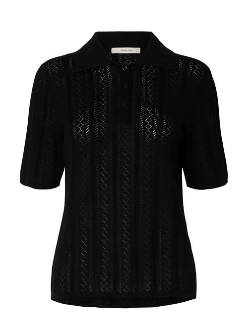 Selected | Slftoledo Structure 2/4 Knit Polo Neck | XL