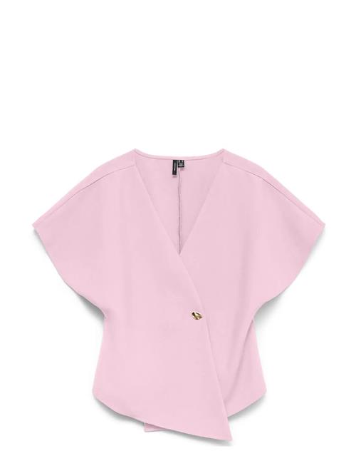 Vero Moda | Vmsmilla Sonja Ss V-Neck Top Exp | L