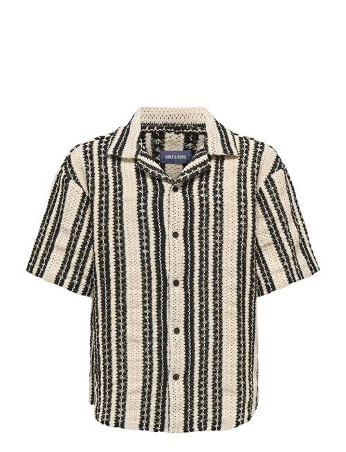 ONLY & SONS | Osjdani Crochet Ss Shirt Wvn | 164