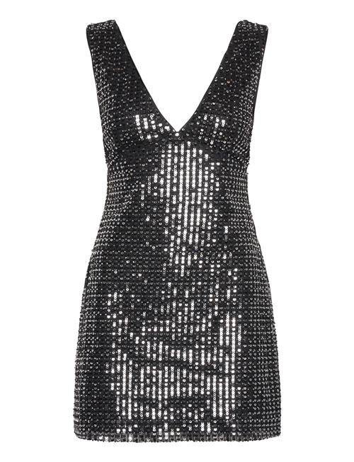 Malina | Ellen Sequin Deep V Mini Dress | 46