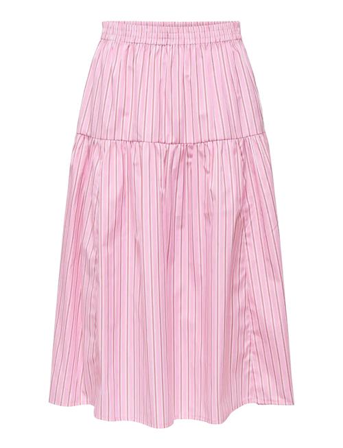 ONLY | Onlloris Striped Midi Elastic Skirt Wvn | XS