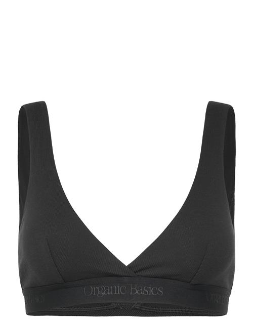 Organic Basics | Core Rib Plunge Bralette | XXS
