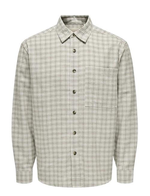ONLY & SONS | Onsgudmund Loose Ls Checked Shirt | M