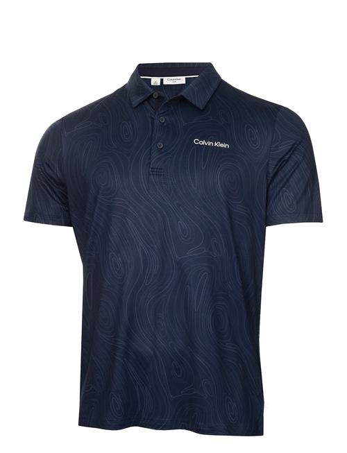 Calvin Klein Golf | Marble Print Polo | S