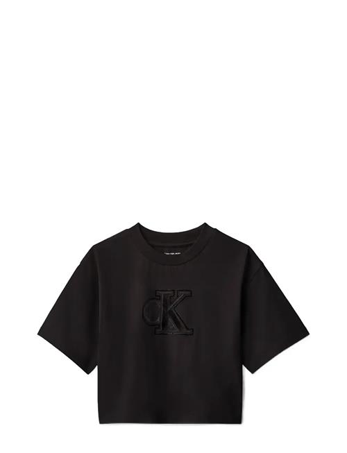 Calvin Klein | Velvet Monogram Boxy S/S T-Shirt | 104