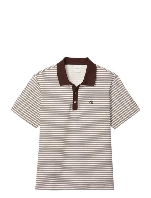 Calvin Klein | Ss Striped Ottoman Polo | S