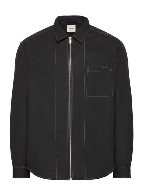 Calvin Klein | Ls Gabardine Rlxed Overshirt | M