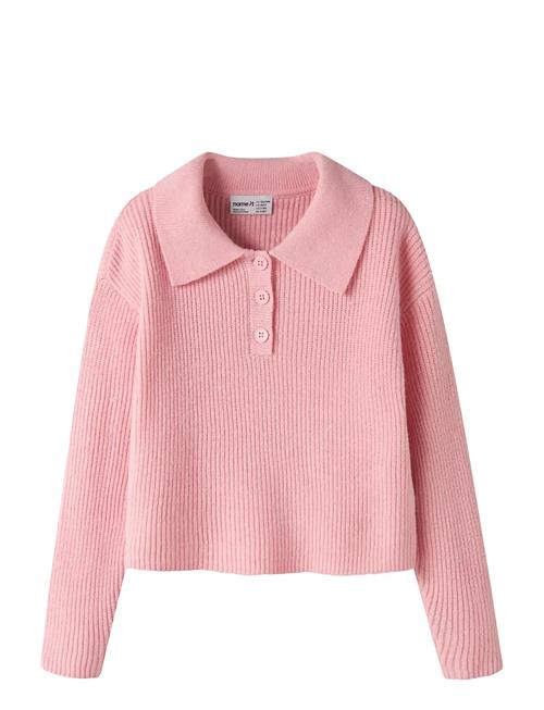 name it | Nkfnia Ls Loose Polo Knit Lnoos | 146-152