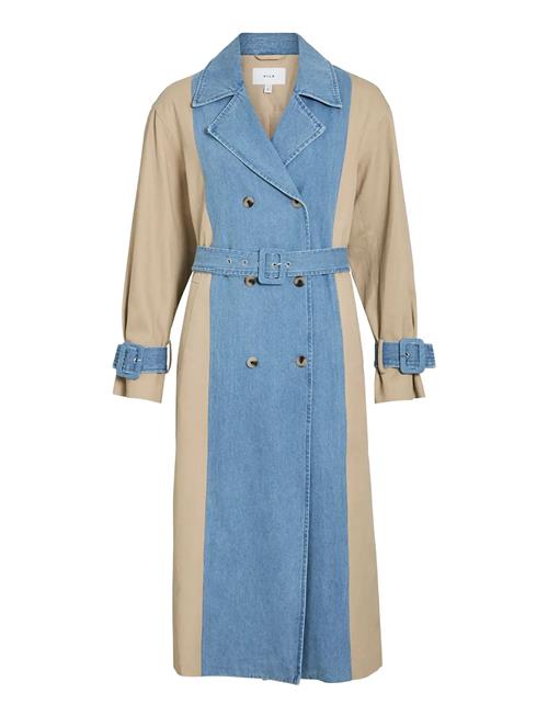 Vila | Vibera L/S Contrast Denim Trenchcoat | 44