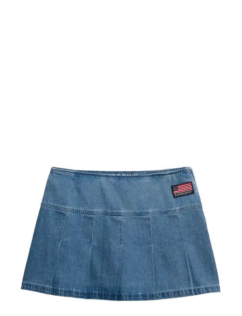 Superdry | Pleated Patched Mini Skirt | 40