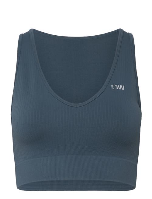 ICANIWILL | Ribbed Define Cropped V-Neck Tank W | L