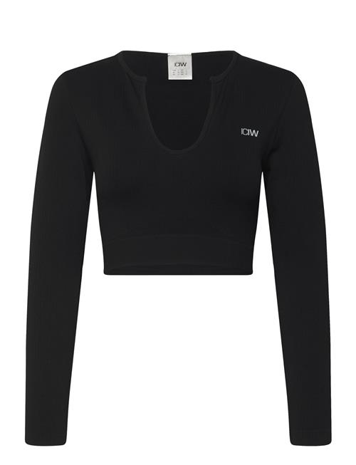 ICANIWILL | Ribbed Define Seamless Cropped Long Sleeve | M