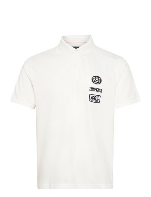 Replay | Polo Regular  Piquetnatural White | XL