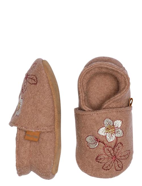 Melton | Winter Rose Wool Slippers | 26/27