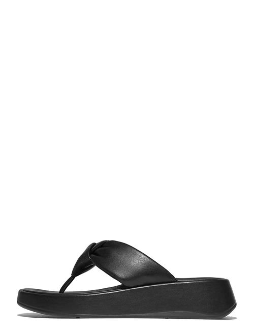 FitFlop | F-Mode Knot Soft-Leather Flatform Toe-Post Sandals | 36