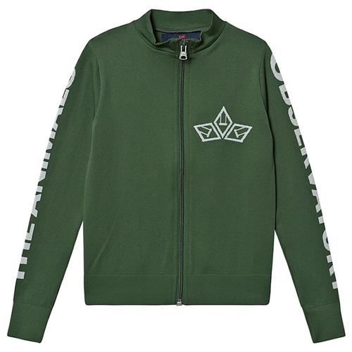 The Animals Observatory Zebra Jakke Grøn Green 2-3 Y  Grøn  2-3 år  unisex