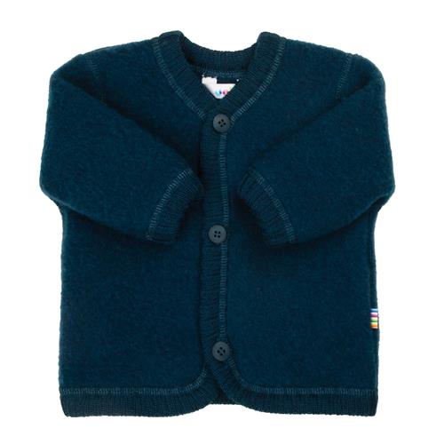 Joha Cardigan I Blød Uld Dark Turquoise  Dark Turquoise-100 cm  Blå  100 cm  unisex