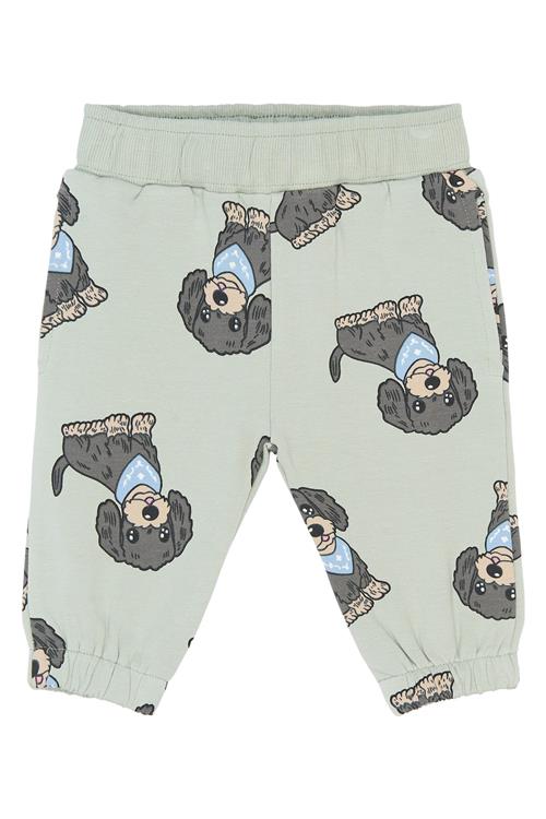 The New Siblings SBSofus Joggingbukser Aqua Gray Aop  Aqua Gray AOP-68 cm  Blå  68 cm  mand