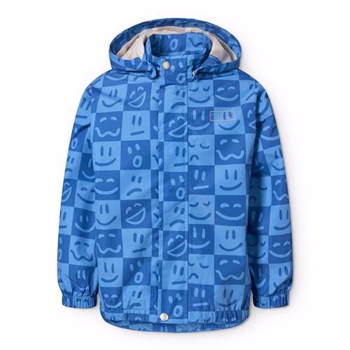 Molo Waiton Skaljakke Vibe Checks Blu  Vibe Checks BLU 92/98 cm  Blå  92/98 cm  mand