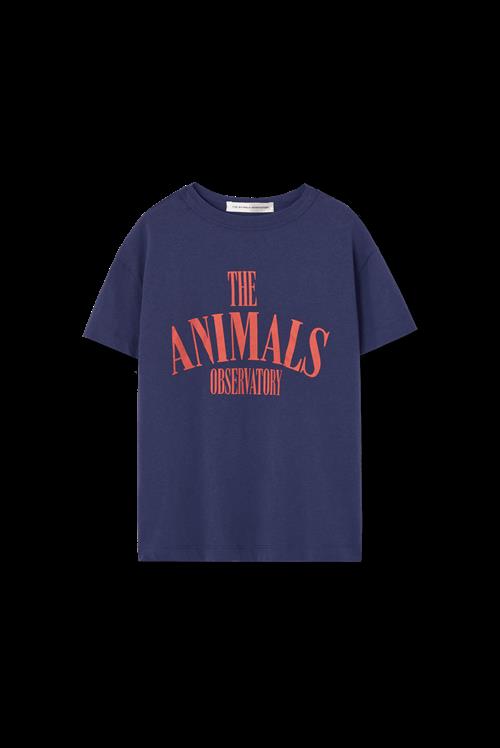 The Animals Observatory Pupfish T-shirt Deep Blue  Deep Blue 8 Y  Blå  8 år  unisex